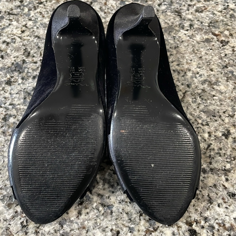 Velvet and Satin Nina Shoes - Picture 9 of 11